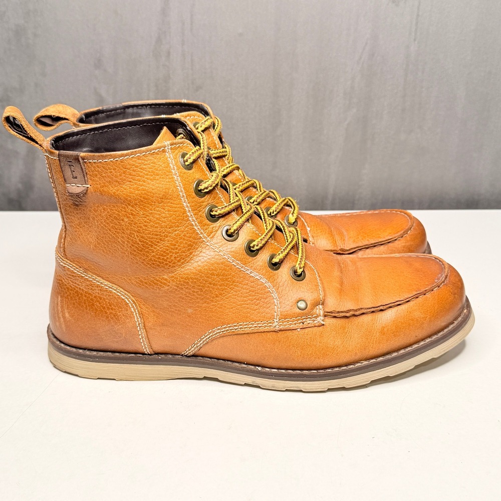 Crevo Boots Mens 12 Brown Leather Buck 226 Heritage Rugged Moc Toe Chukka Work